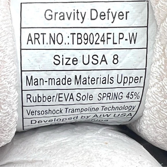 8W 8 W WIDE WIDTH Gravity Defyer Women's Mighty Walk Black‎ Purple Sneakers NEW - Picture 15 of 16